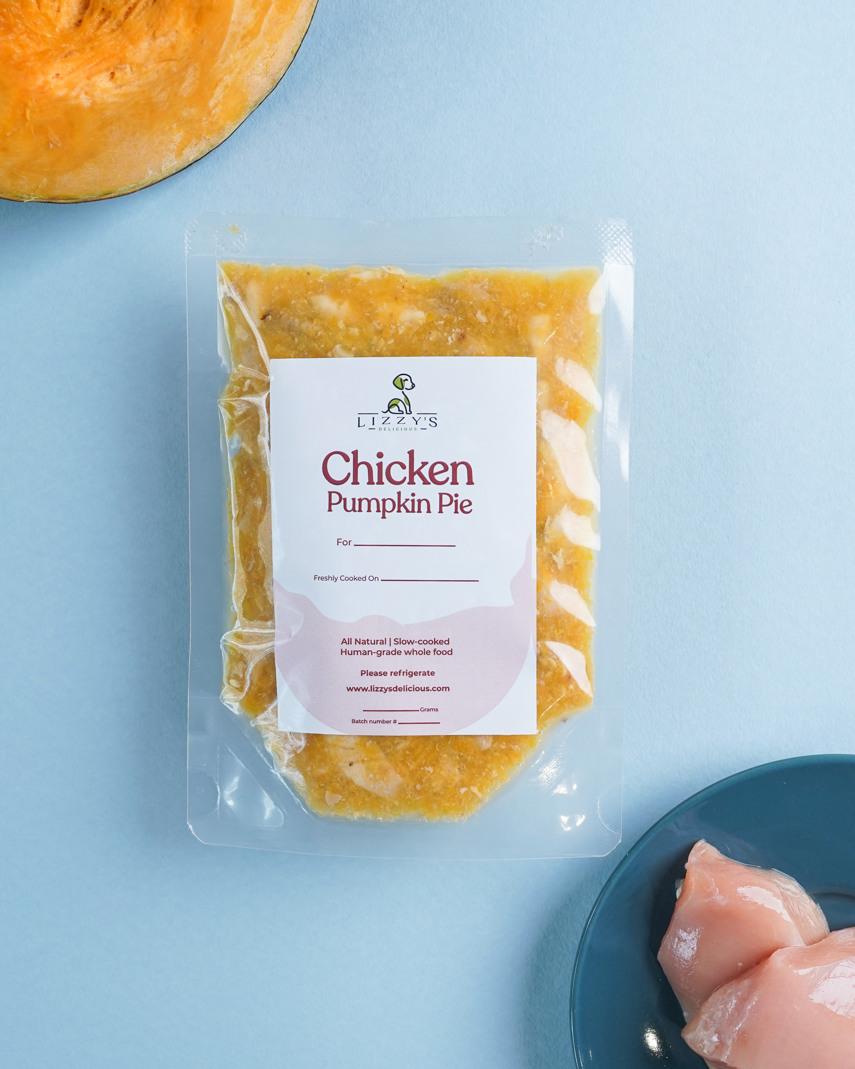 Chicken Pumpkin Pie (Pack of 900 gms)
